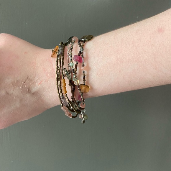 Beautiful authentic Silpada beaded necklace and bracelet. - Picture 5 of 7